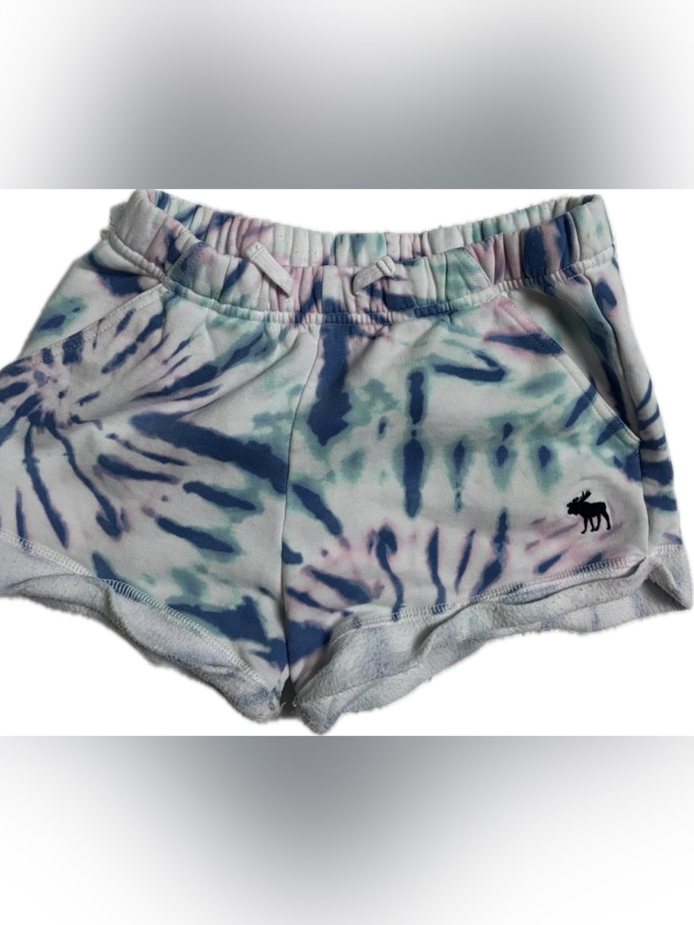 abercrombie kids Pastel Tie-Dye Blue Green Pink Shorts. 11/12
